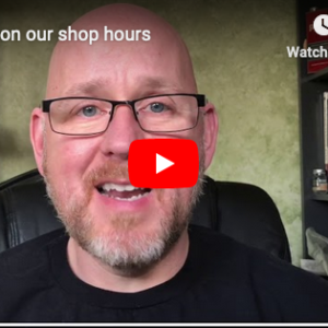 Update On Shop Hours